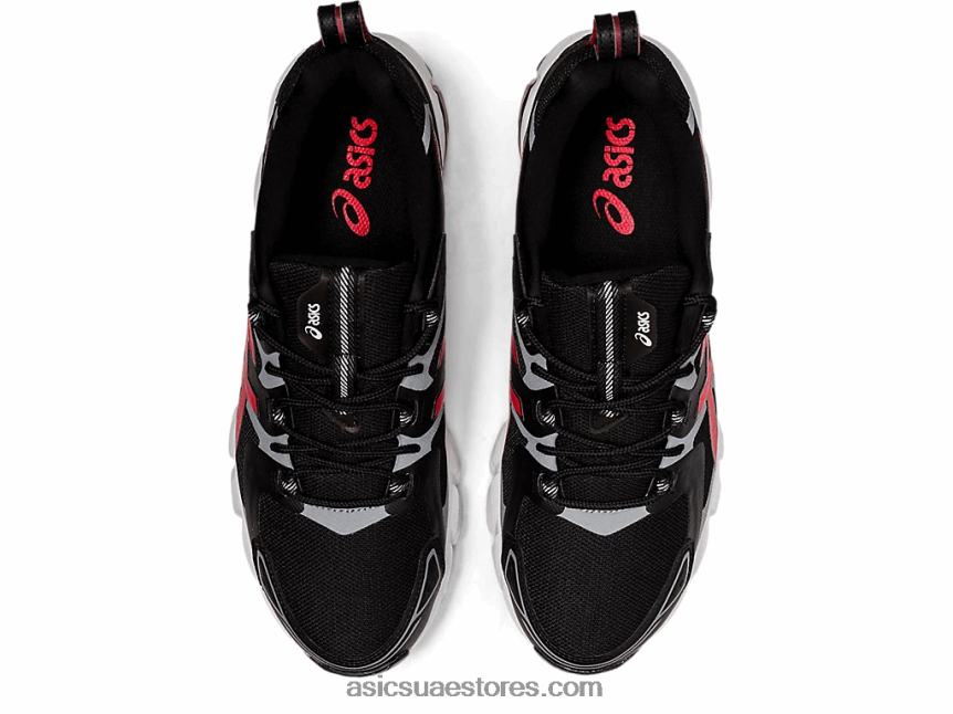 Asics أسود / أحمر كلاسيكي جل الكم 180 2N24DJ1959