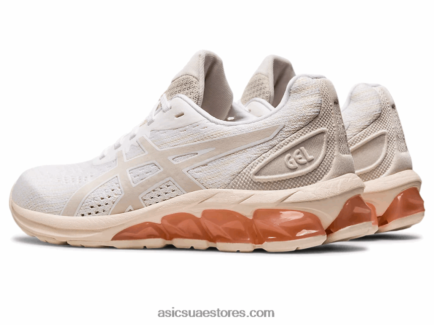 Asics أبيض / دقيق الشوفان هلام الكم 180 السابع 2N24DJ2188