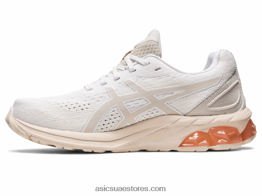 Asics أبيض / دقيق الشوفان هلام الكم 180 السابع 2N24DJ2188