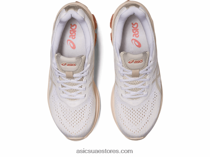 Asics أبيض / دقيق الشوفان هلام الكم 180 السابع 2N24DJ2188