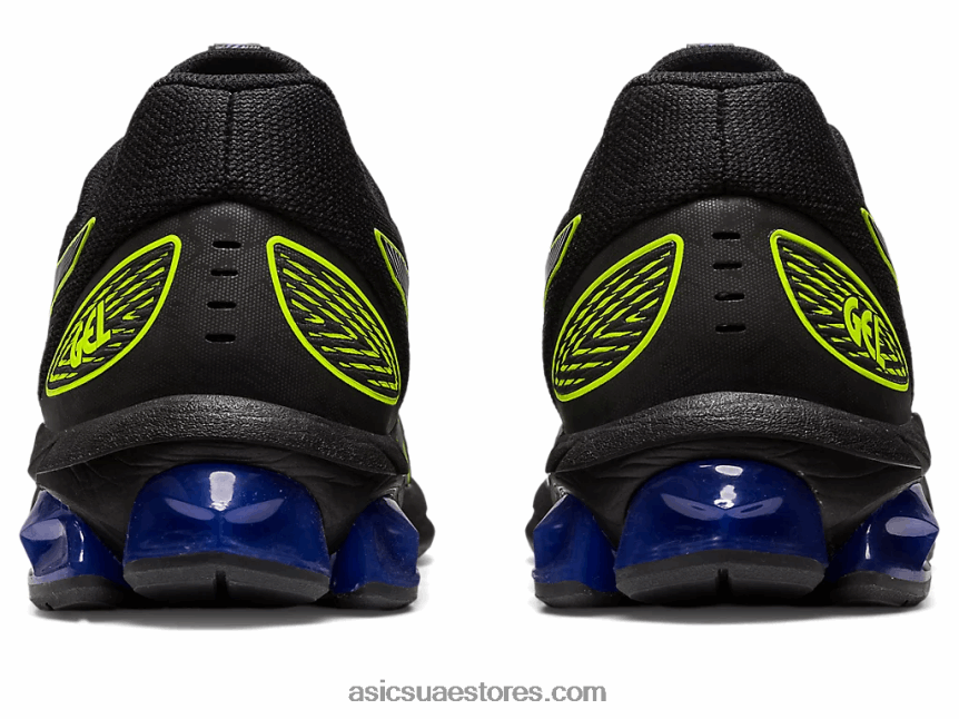 Asics أسود / أصفر أمان هلام الكم 180 السابع 2N24DJ224