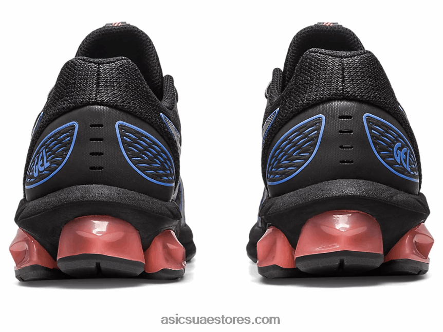Asics أسود / نكة زرقاء هلام الكم 180 السابع 2N24DJ2336