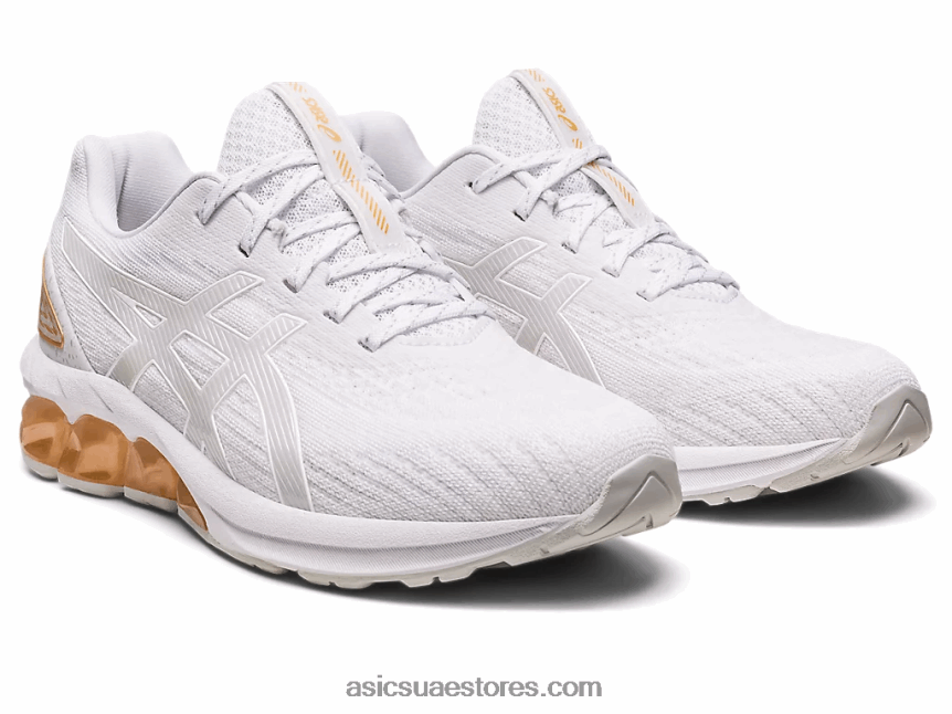 Asics أبيض / شمبانيا هلام الكم 180 السابع 2N24DJ2615