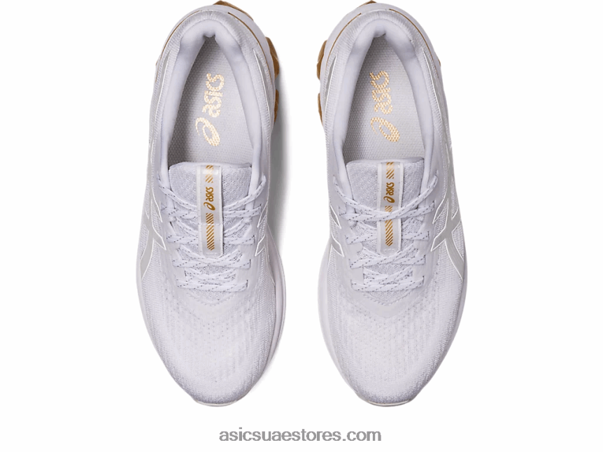 Asics أبيض / شمبانيا هلام الكم 180 السابع 2N24DJ2615