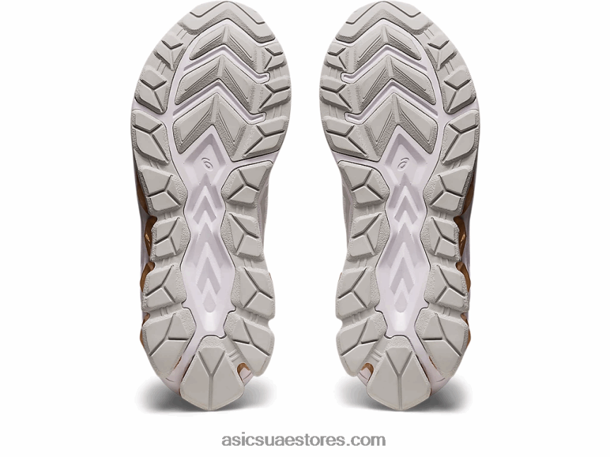 Asics أبيض / شمبانيا هلام الكم 180 السابع 2N24DJ2615