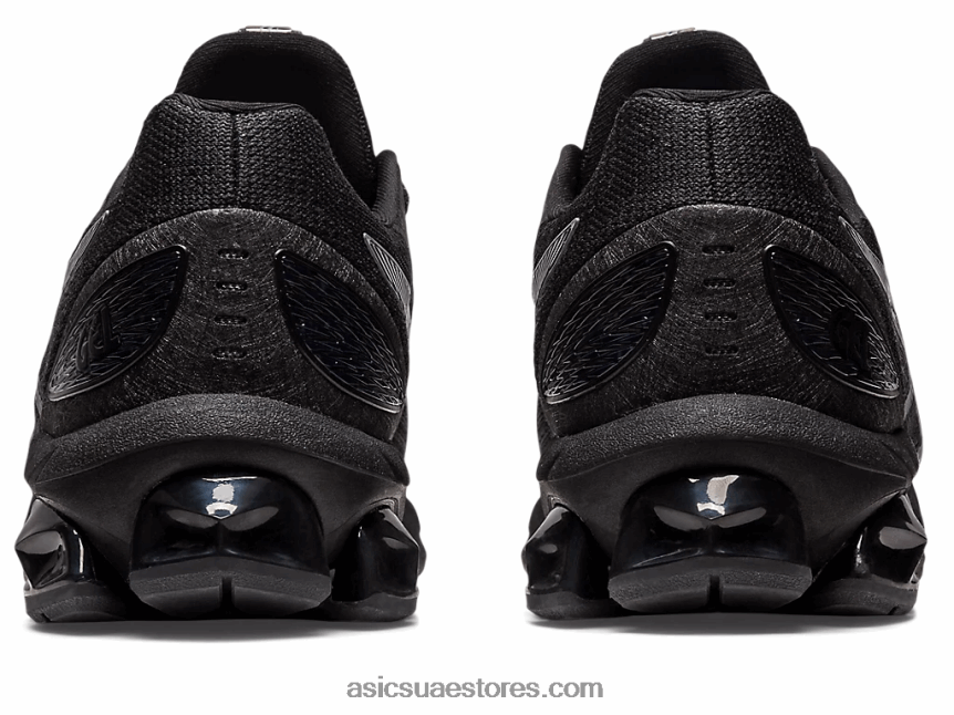 Asics أسود / رمادي فولاذي هلام الكم 180 السابع 2N24DJ2625