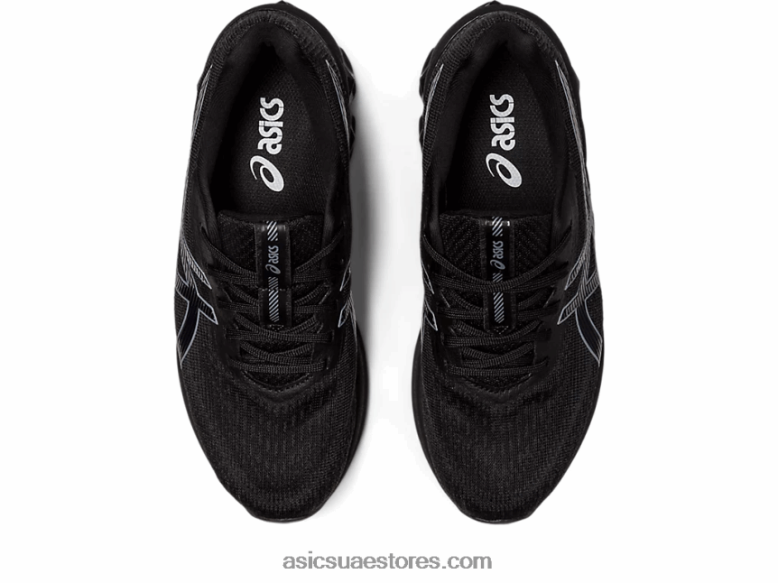 Asics أسود / رمادي فولاذي هلام الكم 180 السابع 2N24DJ2625