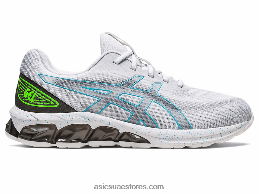 Asics أبيض / جونميتال هلام الكم 180 السابع 2N24DJ269