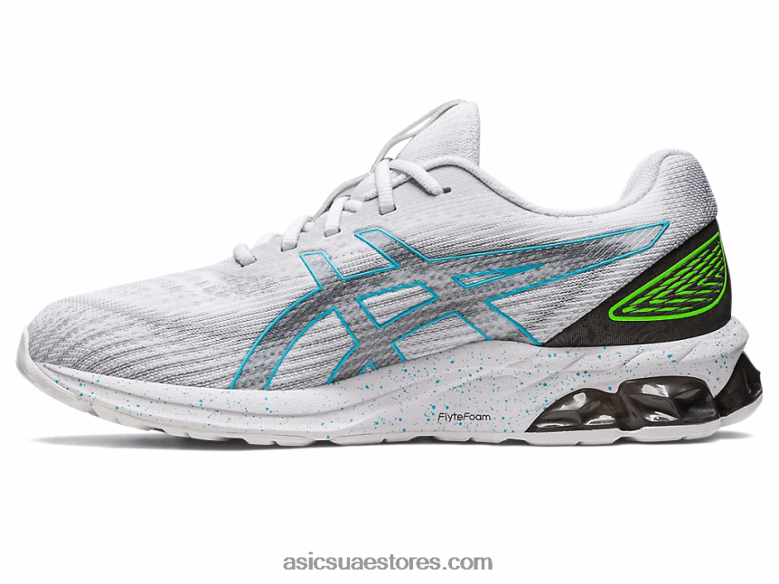 Asics أبيض / جونميتال هلام الكم 180 السابع 2N24DJ269