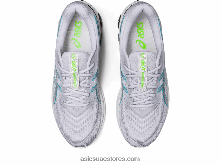 Asics أبيض / جونميتال هلام الكم 180 السابع 2N24DJ269