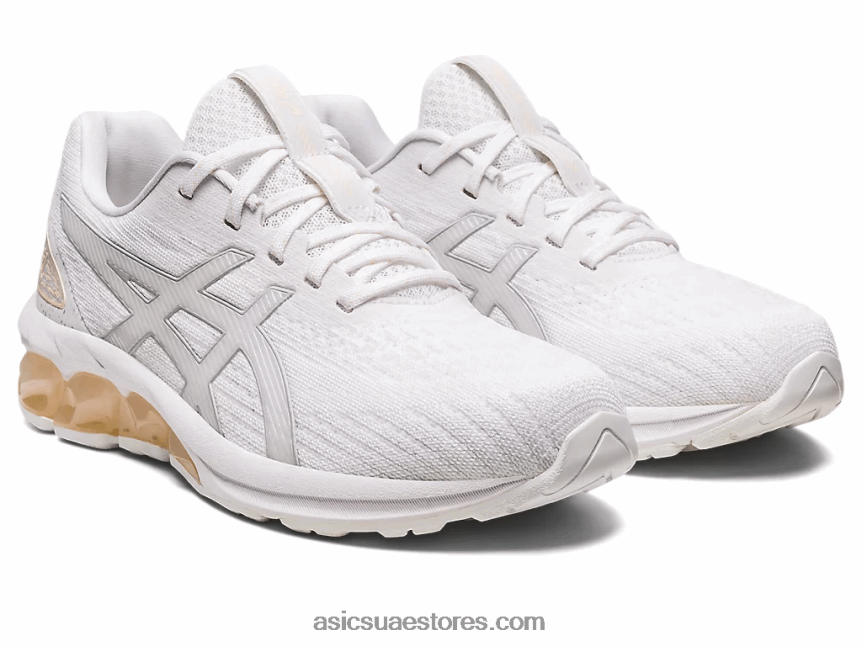Asics أبيض / رمادي بيدمونت هلام الكم 180 السابع 2N24DJ2707