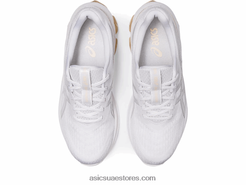 Asics أبيض / رمادي بيدمونت هلام الكم 180 السابع 2N24DJ2707