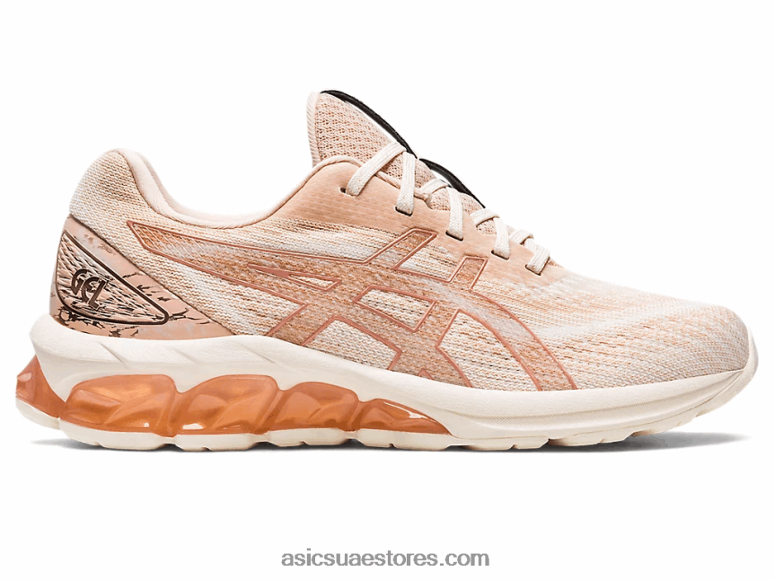 Asics حساء / ذهب وردي هلام الكم 180 السابع 2N24DJ2796