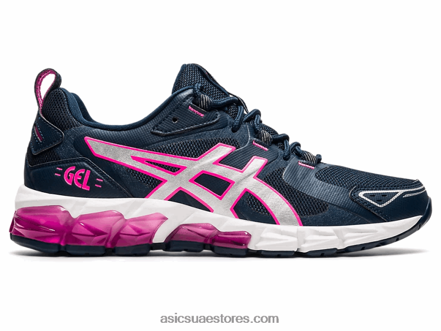 Asics الأزرق الفرنسي / الوردي الساخن جل الكم 180 2N24DJ2829