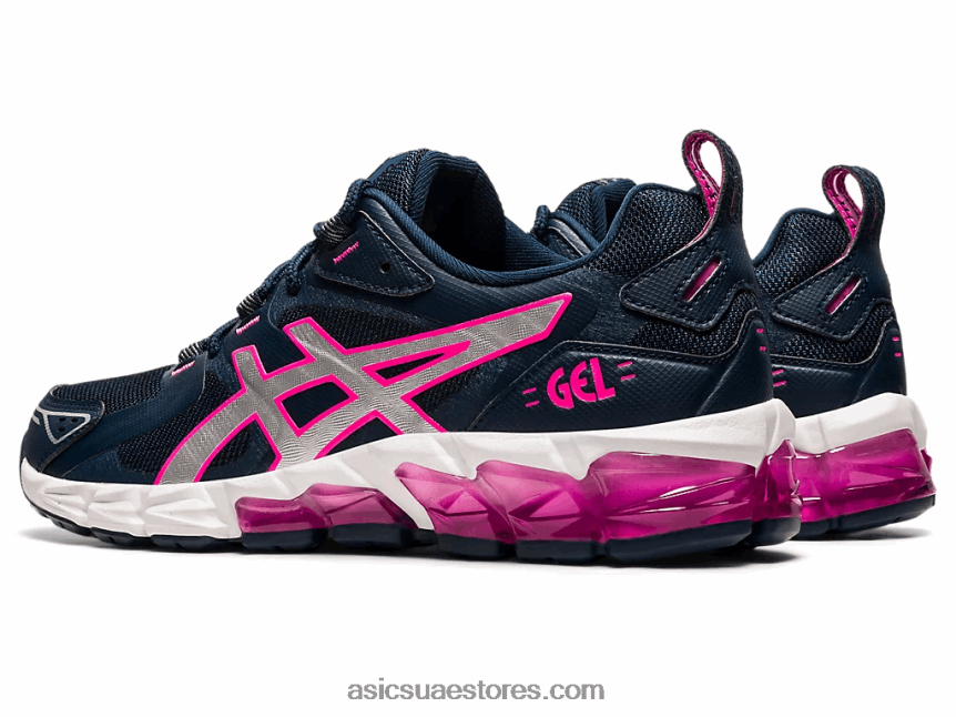 Asics الأزرق الفرنسي / الوردي الساخن جل الكم 180 2N24DJ2829