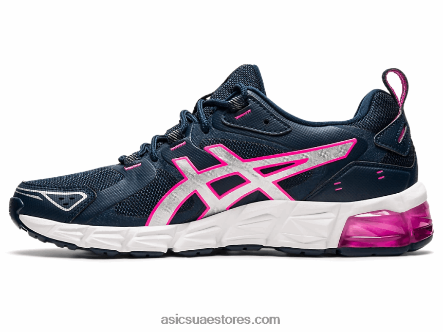 Asics الأزرق الفرنسي / الوردي الساخن جل الكم 180 2N24DJ2829