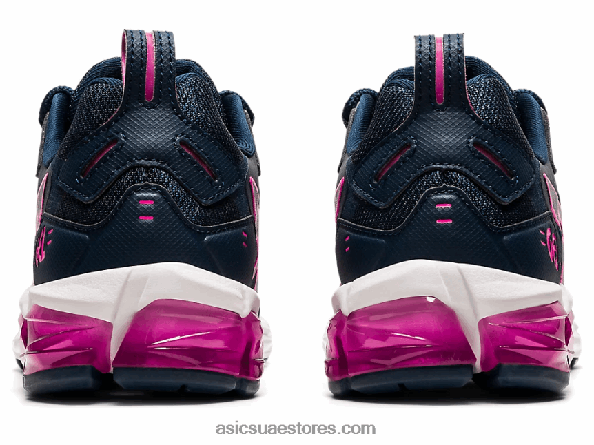 Asics الأزرق الفرنسي / الوردي الساخن جل الكم 180 2N24DJ2829