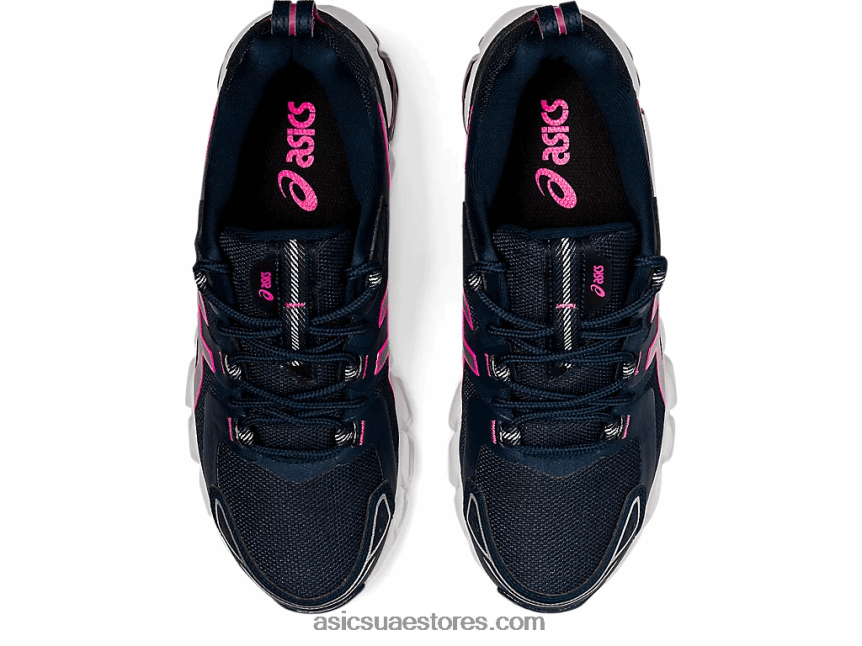 Asics الأزرق الفرنسي / الوردي الساخن جل الكم 180 2N24DJ2829