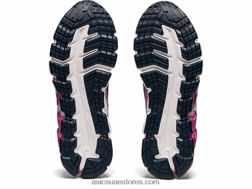 Asics الأزرق الفرنسي / الوردي الساخن جل الكم 180 2N24DJ2829