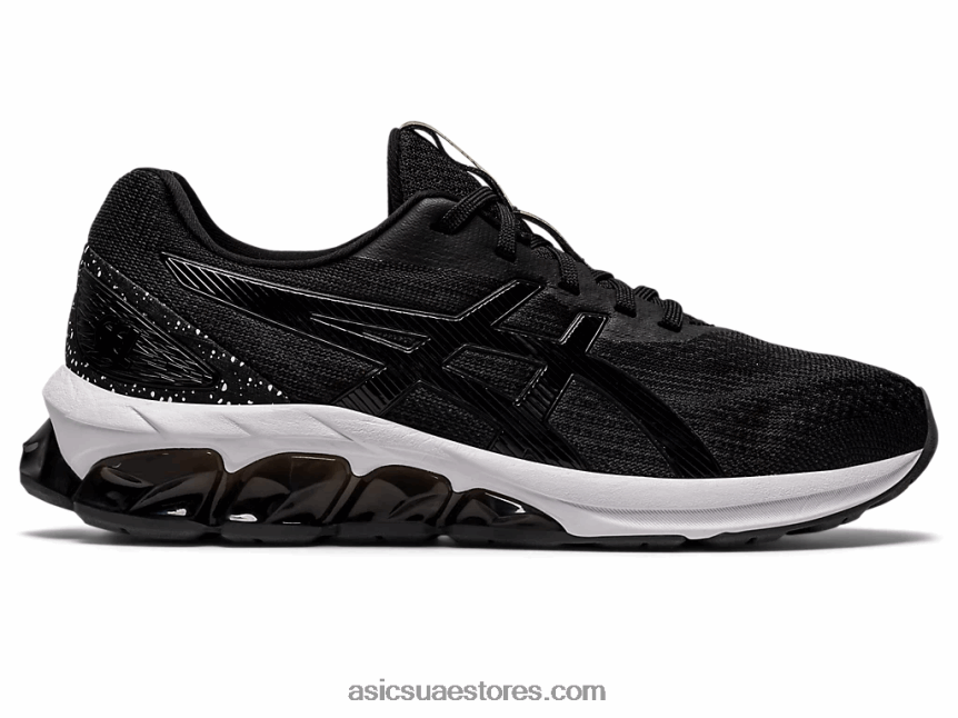 Asics أسود / أبيض هلام الكم 180 السابع 2N24DJ2905