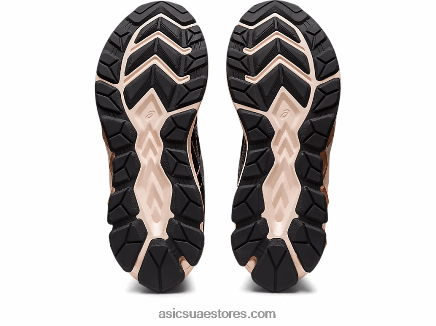 Asics أسود / ذهبي وردي هلام الكم 180 السابع 2N24DJ2908