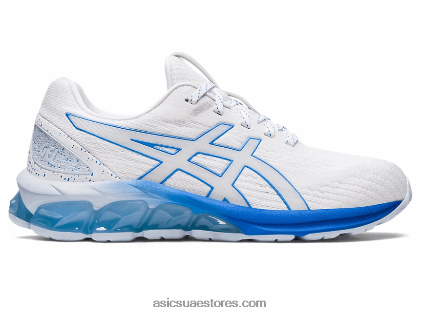 Asics ساحل أبيض / أزرق هلام الكم 180 السابع 2N24DJ2918