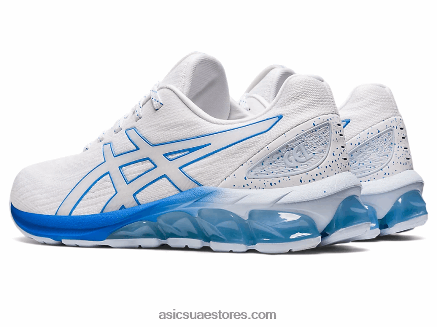 Asics ساحل أبيض / أزرق هلام الكم 180 السابع 2N24DJ2918