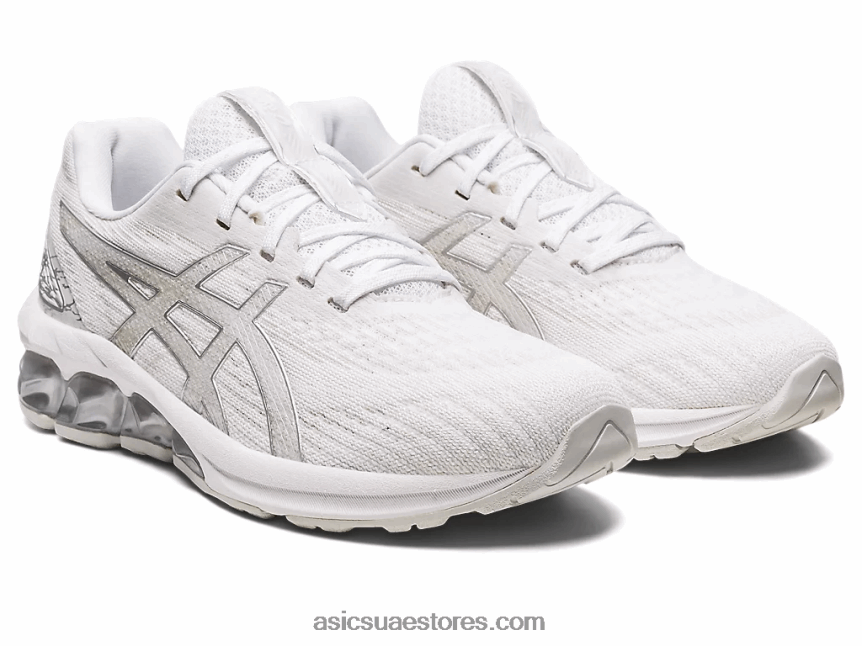 Asics أبيض / فضي نقي هلام الكم 180 السابع 2N24DJ2921