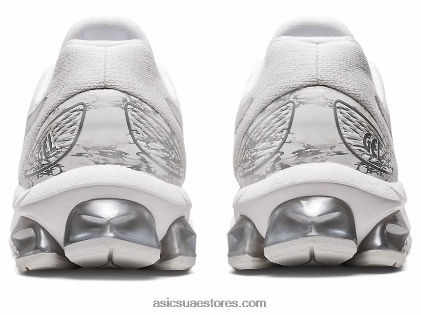 Asics أبيض / فضي نقي هلام الكم 180 السابع 2N24DJ2921