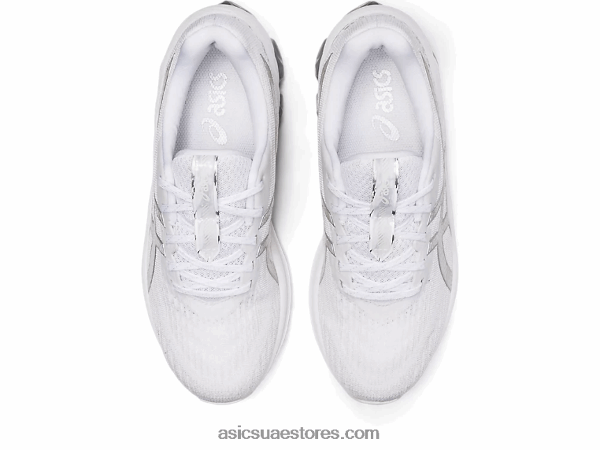 Asics أبيض / فضي نقي هلام الكم 180 السابع 2N24DJ2921