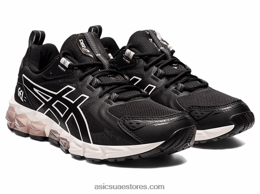 Asics أسود / خوخ زنجبيل جل الكم 180 2N24DJ3188