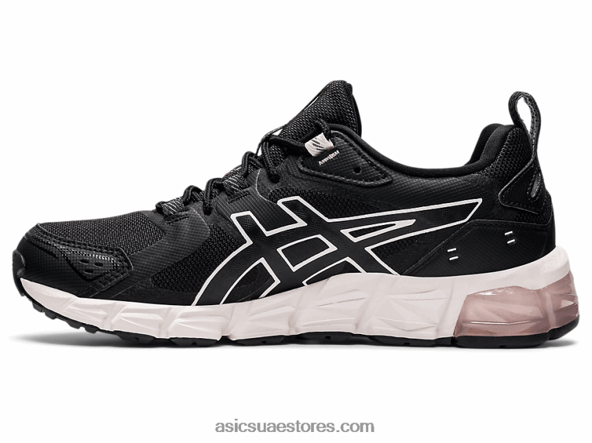 Asics أسود / خوخ زنجبيل جل الكم 180 2N24DJ3188