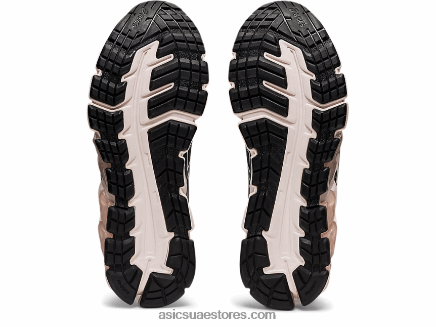 Asics أسود / خوخ زنجبيل جل الكم 180 2N24DJ3188