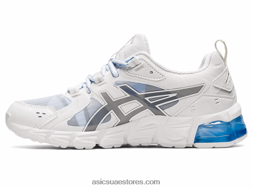 Asics أبيض / نكة زرقاء جل الكم 180 2N24DJ3735
