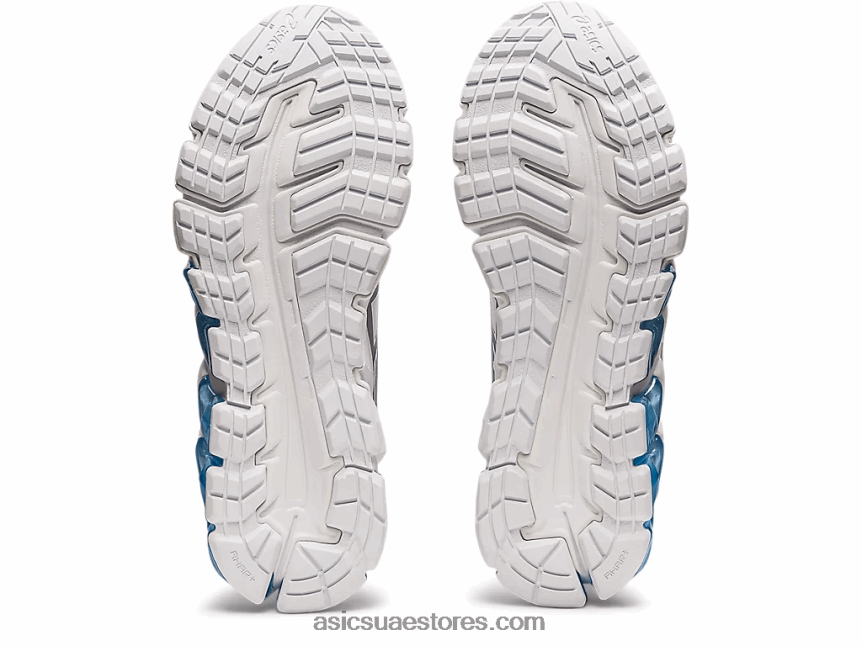Asics أبيض / نكة زرقاء جل الكم 180 2N24DJ3735