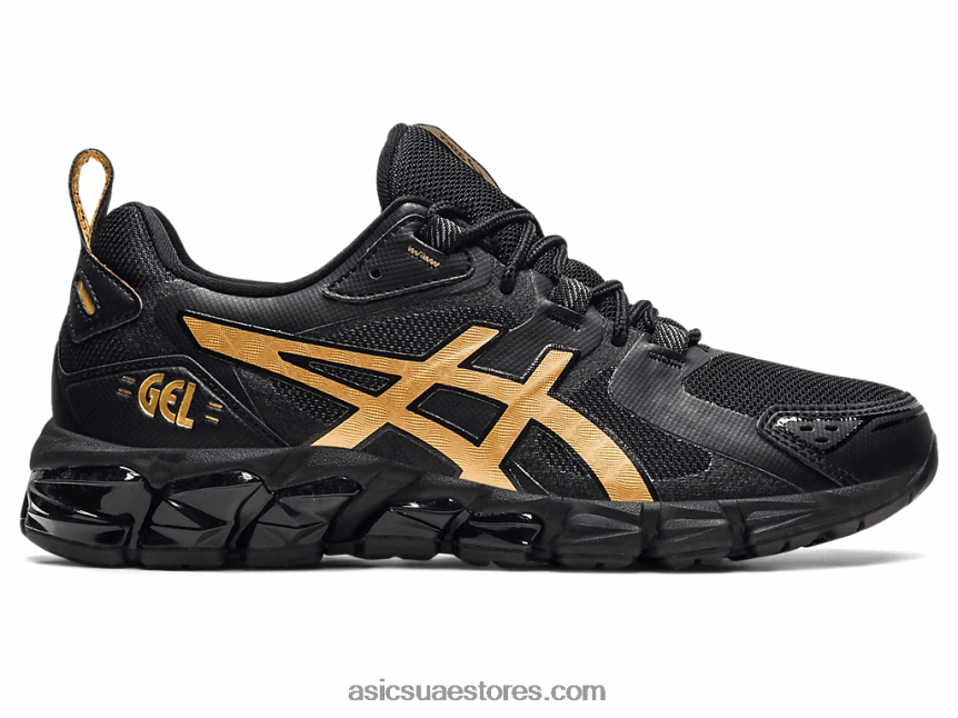 Asics أسود / ذهب خالص جل الكم 180 2N24DJ3865