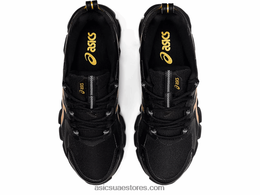 Asics أسود / ذهب خالص جل الكم 180 2N24DJ3865