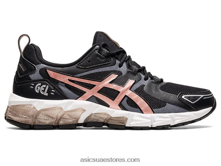 Asics أسود / ذهبي وردي جل الكم 180 2N24DJ4030