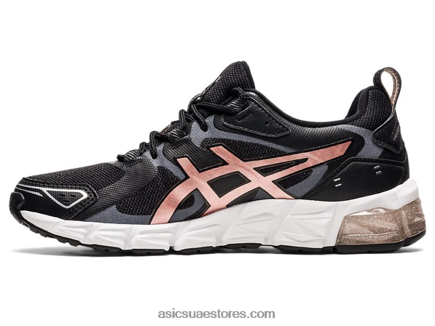 Asics أسود / ذهبي وردي جل الكم 180 2N24DJ4030