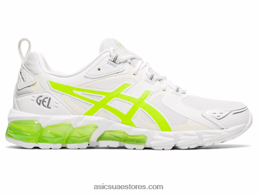 Asics أبيض / أخضر خطير جل الكم 180 2N24DJ4036