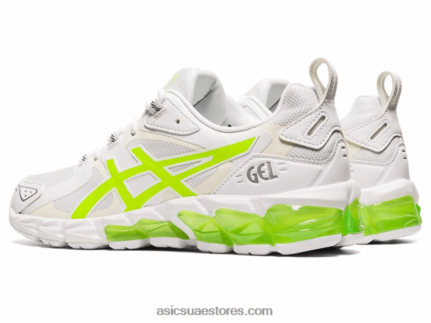 Asics أبيض / أخضر خطير جل الكم 180 2N24DJ4036