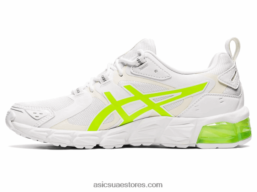 Asics أبيض / أخضر خطير جل الكم 180 2N24DJ4036