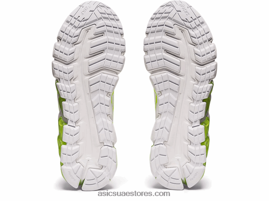 Asics أبيض / أخضر خطير جل الكم 180 2N24DJ4036