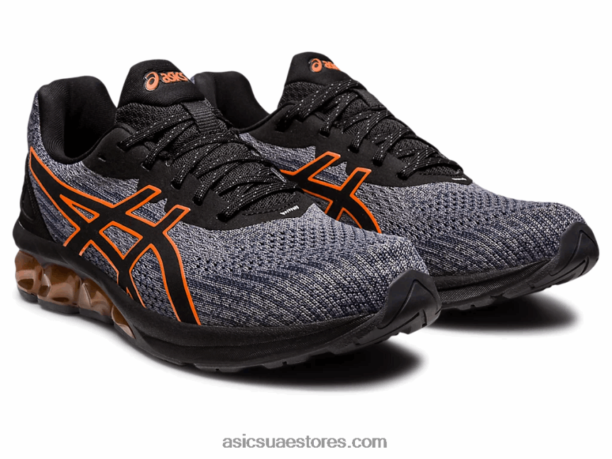 Asics كلاي رمادي / أسود هلام الكم 180 السابع 2N24DJ55