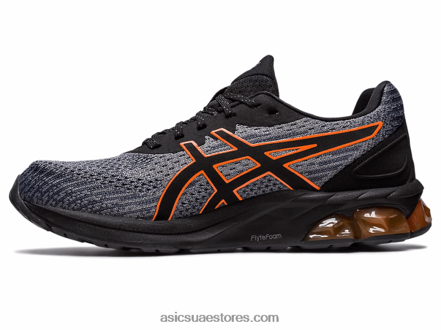 Asics كلاي رمادي / أسود هلام الكم 180 السابع 2N24DJ55