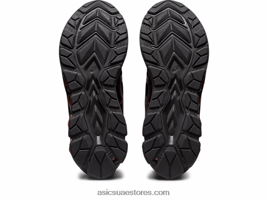 Asics تنبيه أسود / أحمر هلام الكم 180 السابع 2N24DJ742