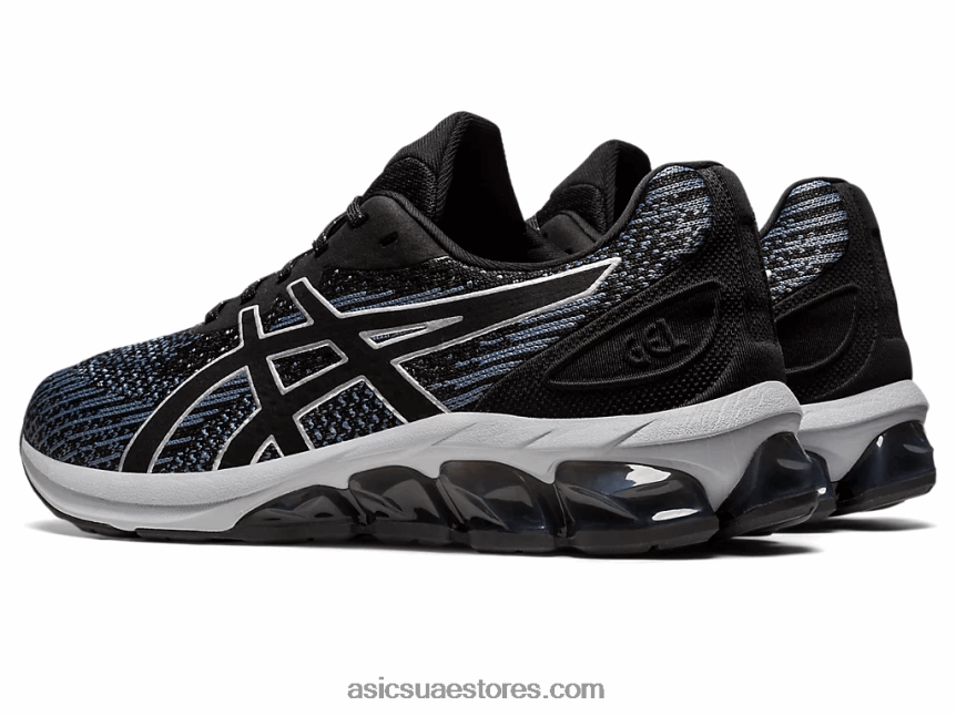 Asics أسود / سبج رمادي هلام الكم 180 السابع 2N24DJ743