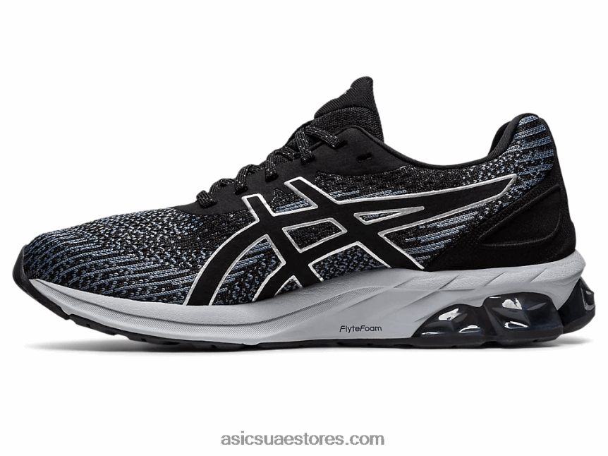 Asics أسود / سبج رمادي هلام الكم 180 السابع 2N24DJ743