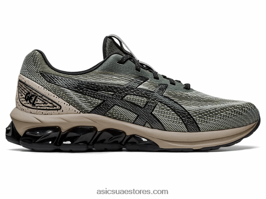 Asics حزاز أخضر / قماش زيتون هلام الكم 180 السابع 2N24DJ751