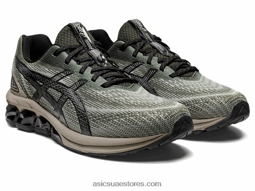 Asics حزاز أخضر / قماش زيتون هلام الكم 180 السابع 2N24DJ751